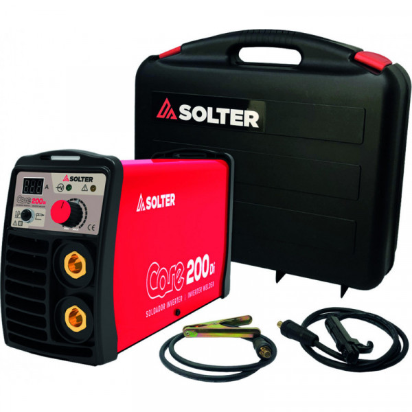 Equipo soldar Inverter CORE 200DI Solter + accesorios - Imagen 1
