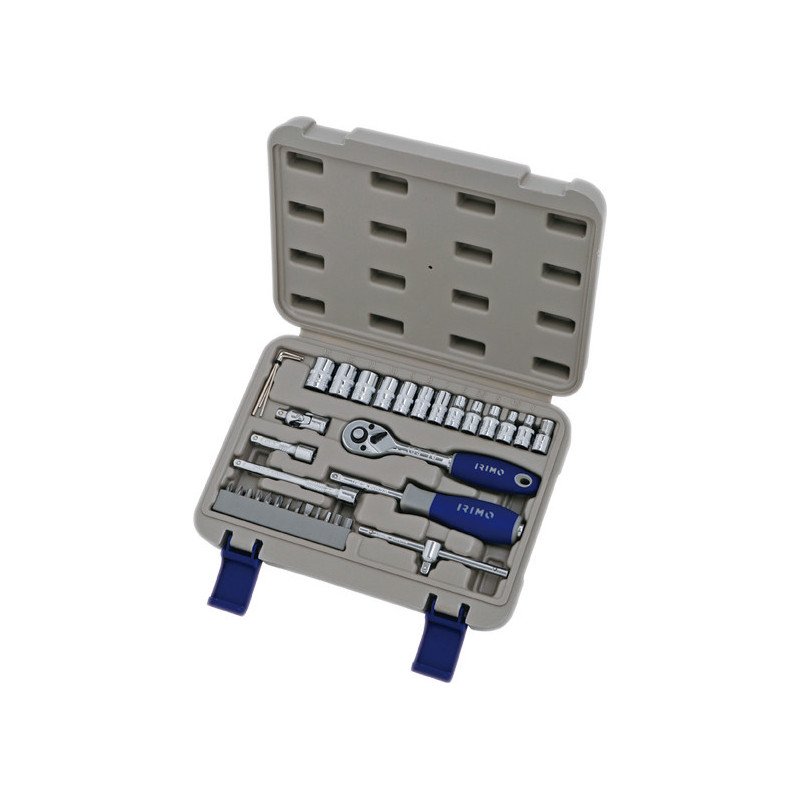 Irimo Juego vasos 1/4" 35 piezas 109-35-4 - Imagen 1