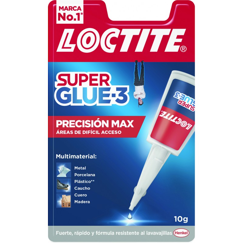 Loctite SUPER GLUE 3 Precisión MAX 10 Gramos - Imagen 1