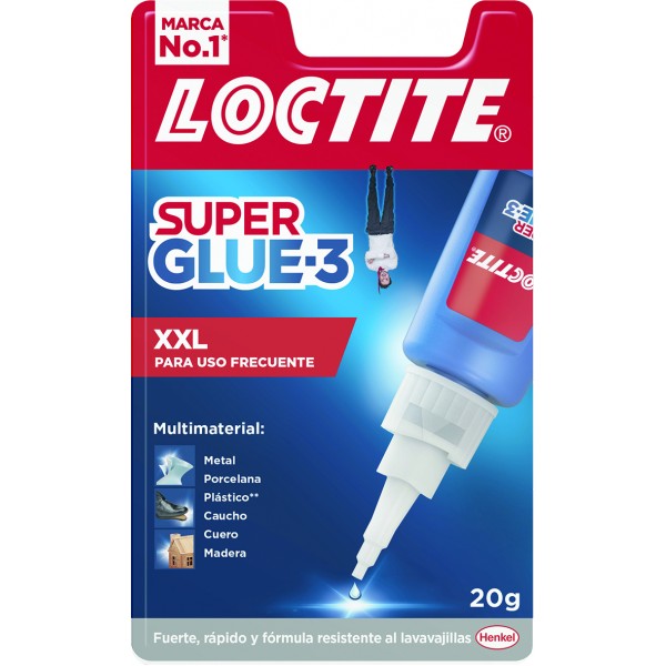 Loctite SUPER GLUE 3 XXL 20 Gramos - Imagen 1