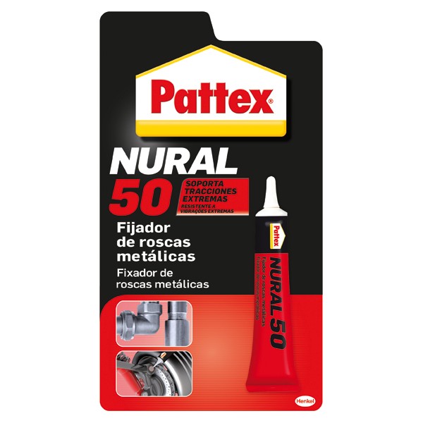 Pattex Nural 50 Fijador de Roscas Metálicas - Imagen 1
