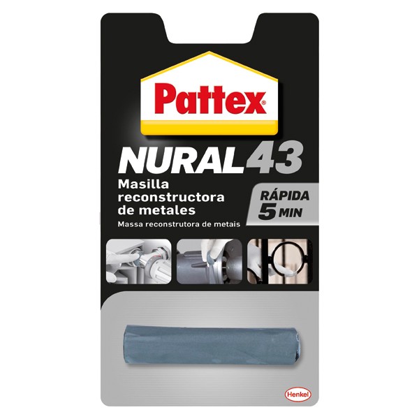 Pattex Nural 43 Masilla Reconstructora Metales - Imagen 1