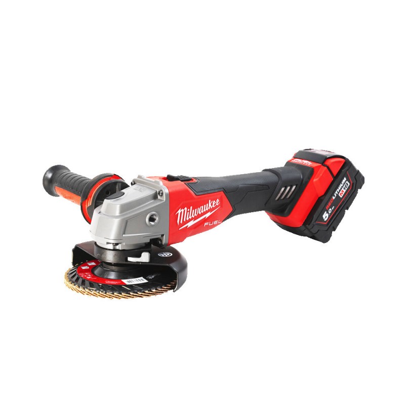 Amoladora Angular MILWAUKEE FUEL M18 FSAG125x-502x + Baterías, Cargador y Caja - Imagen 2