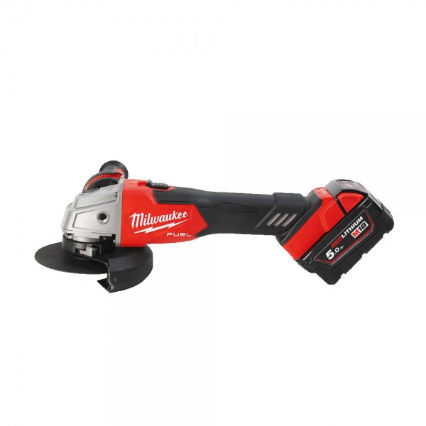 Amoladora Angular MILWAUKEE FUEL M18 FSAG125x-502x + Baterías, Cargador y Caja - Imagen 4