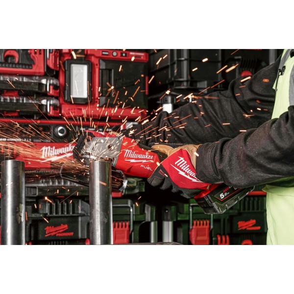 Amoladora Angular MILWAUKEE FUEL M18 FSAG125x-502x + Baterías, Cargador y Caja - Imagen 16