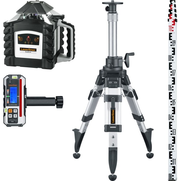 Laserliner Quadrum M350 S Set 1/2 + Trípode - Niveles Láser - Imagen 1