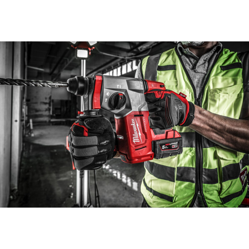 Martillo Combinado Milwaukee M18 BLH-0 SDS-PLUS Sin Escobillas 26mm - Imagen 4