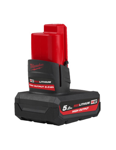 Batería MILWAUKEE M12 HIGH OUTPUT 5.0 Ah - Imagen 2