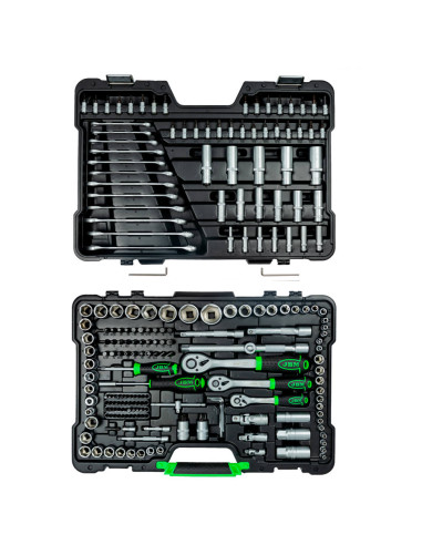 Maletín de Herramientas JBM de 216 Piezas con Vasos Hexagonales Cincado - Imagen 3