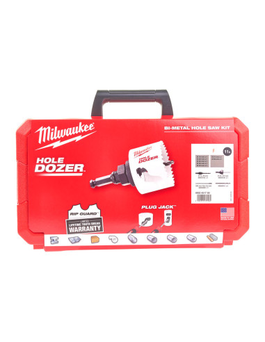 Estuche de Coronas Milwaukee 11 pzas. 4932451730 HOLE DOZER - Imagen 2