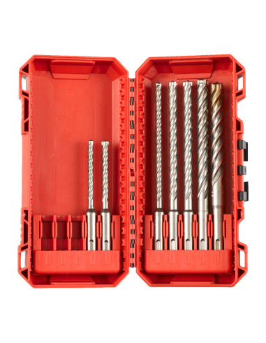 Estuche 7x Brocas Milwaukee SDS-Plus MX4 - Imagen 2