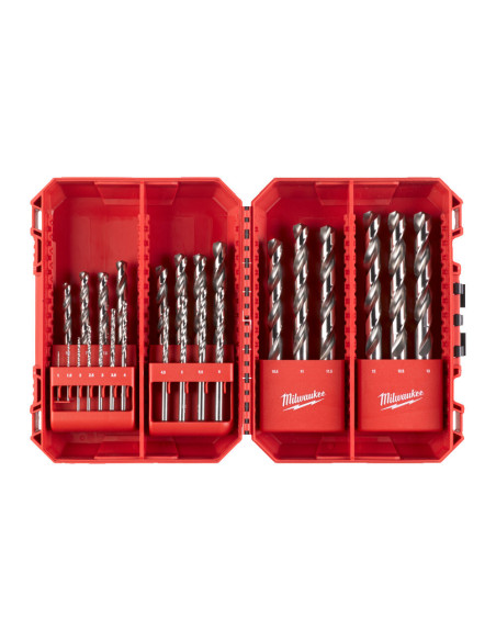 Estuche de 25 Brocas MILWAUKEE HSS-G THUNDERWEB DIN 338 - Imagen 2