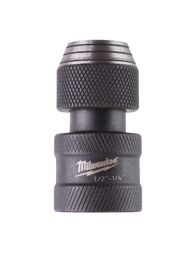 Adaptador Milwaukee 1/2" Cuad. - 1/4" Hex. Para Puntas - Imagen 1
