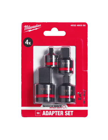 Juego de 4 Adaptadores de Impacto Milwaukee - Imagen 2