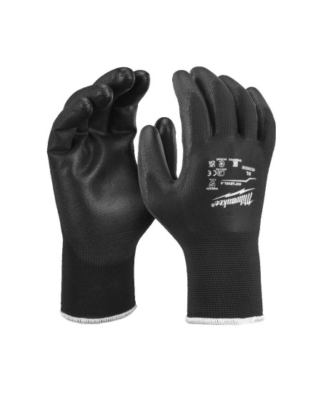 Pack 12 Pares de Guantes Milwaukee PU Anticorte A - Imagen 1