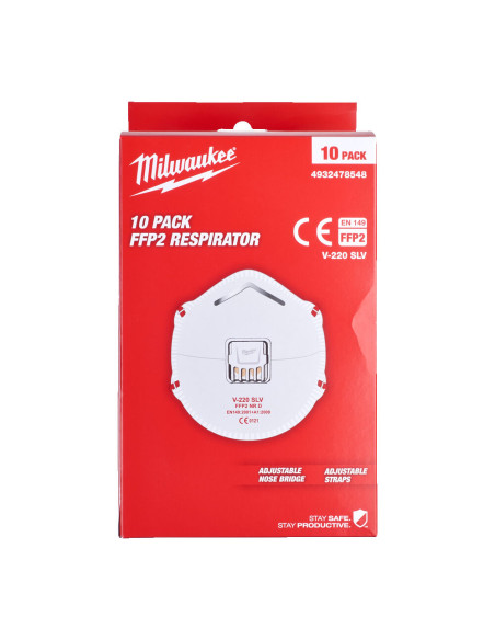 Mascarilla FFP2 con Válvula (Cajas de 10 uds.) - Imagen 4