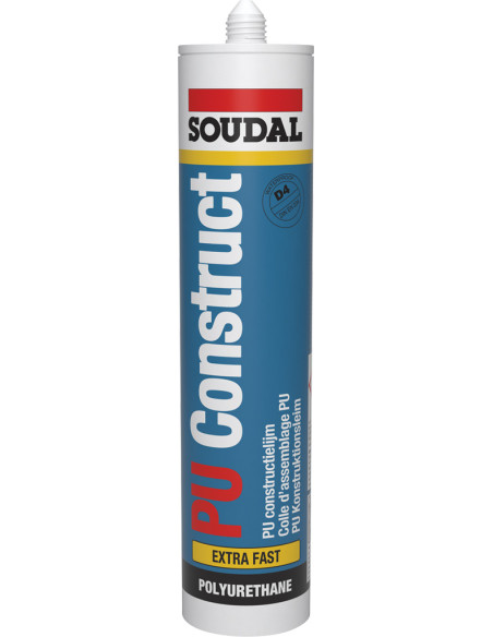 Adhesivo de Construcción Soudal PU Construct 310 ml - Imagen 1