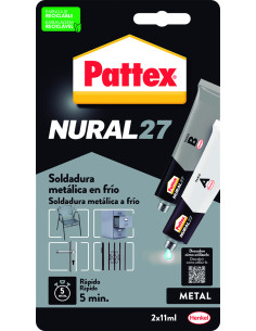 Pattex Nural 27 Soldadura Metálica en Frío - Imagen 1