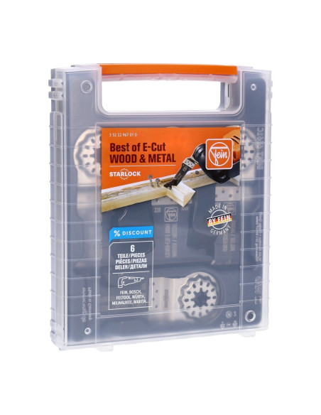 Pack 6 Cuchillas Fein Best of E-Cut Wood & Metal - Imagen 2