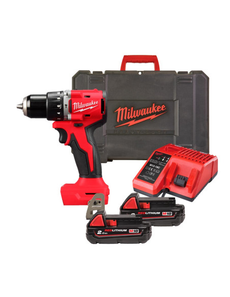 Taladro Percutor Compacto Sin Escobillas M18 BLPDRC-202C Miwaukee - Imagen 1