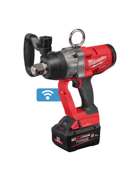 Llave de impacto 1" Milwaukee M18ONEFHIWF1-802X + 2 Baterías 8 Ah - Imagen 1