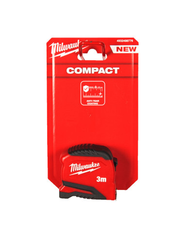Flexómetro Milwaukee COMPACT 3, 5 y 8 m - Imagen 2