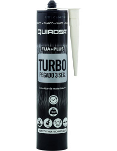 Adhesivo de Polímero FIJA+PLUS Quiadsa 290 ml Blanco CAJA 12 UNIDADES - Imagen 1